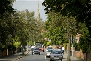 Photo:Headlands, looking towards the parish church