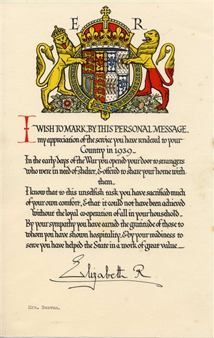 Photo: Illustrative image for the 'Royal letters of appreciation' page